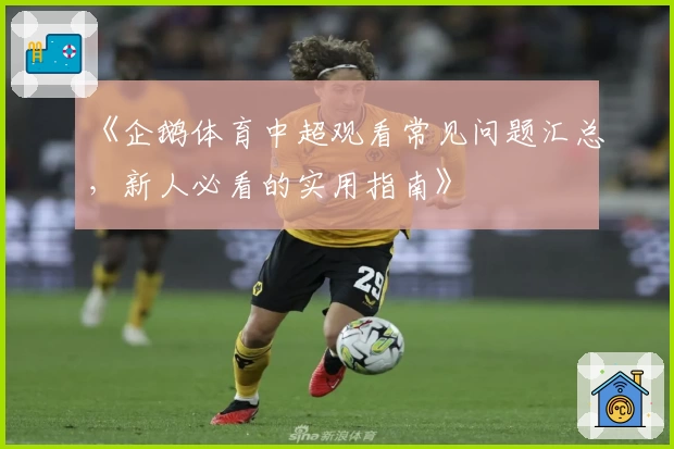 《企鹅体育中超观看常见问题汇总，新人必看的实用指南》